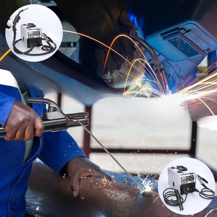 СВАРОЧНЫЙ АППАРАТ ИНВЕРТОРНЫЙ ПОЛУАВТОМАТ TIG 230V WEYTOLL КОМПЛЕКТ ПРОВОЛОКА SZCZOTKA ИНВЕРТОР, фото 4