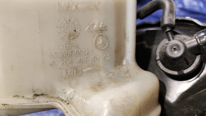 Вакуумный усилитель главный тормозной цилиндр A2124302330 Mercedes W212 2.2 CDI гибрид, фото 4