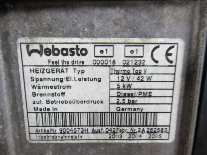 WEBASTO THERMO TOP V VW TOURAN 1T 1,9 TDI 9004573H 1K0815065H ДИЗЕЛЬ, фото 4