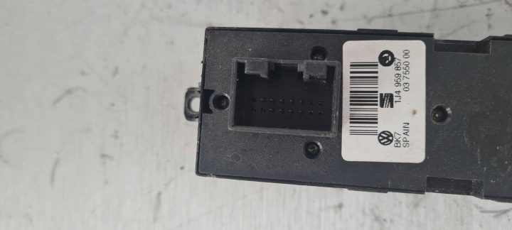 БЛОК УПРАВЛЕНИЯ БЛОК КНОПОК СТЕКЛОПОДЪЕМНИКОВ VW GOLF 4 BORA LEON TOLEDO II 1J4959857 КРАСНЫЙ, фото 4