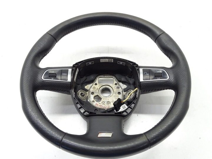 РУЛЬ МУЛЬТИФУНКЦИОНАЛЬНЫЙ КОЖА AUDI A4 S4 B8 A5 8T S-LINE 8K0419091BC, фото 1