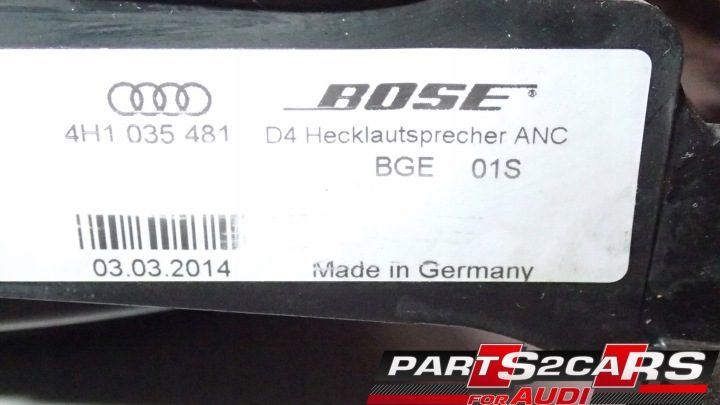 Audi A8 S8 динамик Bosse 4H1035481, фото 5