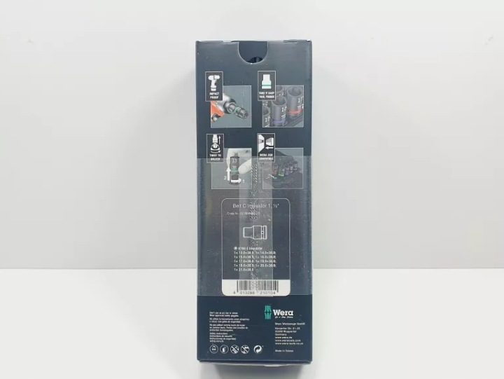 Торцевые головки Udar 3/8'' 9 запчасти молдинг магнитный 05005591001 Wera, фото 5