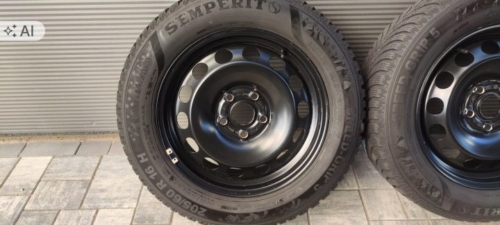 Колеса Зима Диска Skoda Karoq Octavia Yeti Touran Passat 205/60 R16 96H, фото 3