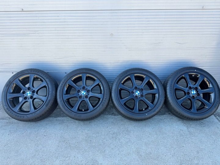 OEM колеса летние BMW 1 F20 F21 F22 F23 E81 E87 3 E90 225/45/17 как новые !, фото 3