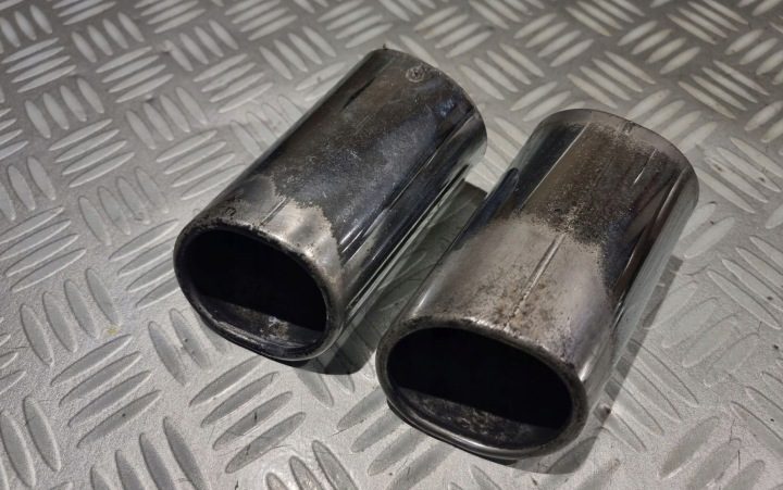 BMW E60 E61 530d 2.5 3.0 дизель НАКОНЕЧНИК ГЛУШИТЕЛЯ ХРОМ НАКЛАДКА ВЫХЛОПА 7534036, фото 10