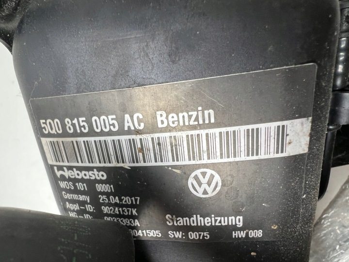 WEBASTO АВТОНОМНЫЙ ОТОПИТЕЛЬ В СБОРЕ AUDI Q2 81A A3 8V 5Q0815005AC, фото 8