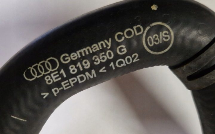 ШЛАНГИ ПЕЧКИ AUDI A4 B6 3.0 ASN ЕВРОПА, фото 2