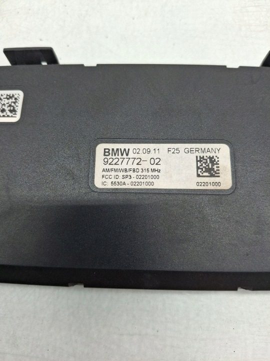 ОРИГИНАЛЬНЫЙ BMW X3 F25 2011 Усилитель антенный 9227772, фото 7