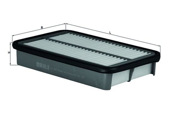 Mahle LX 807 Воздушный фильтр, фото 4