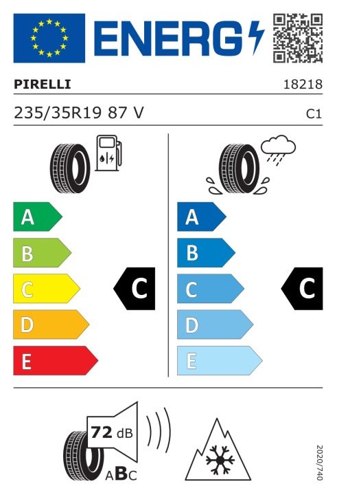 2× Шина зимняя Pirelli Winter SottoZero Serie II 235/35R19 87 В сцепление на снегу (3PMSF) N1 - Porsche, фото 13